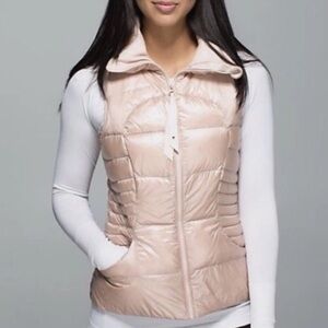 Lululemon Rose Gold Fluffin Awesome Vest